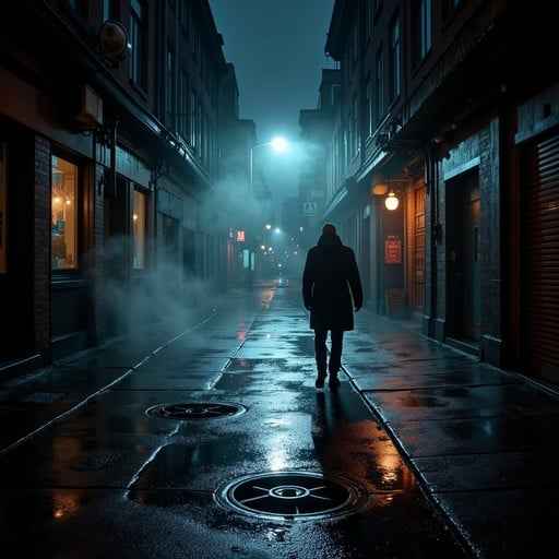 Foggy Urban Solitude Foggy Urban Solitude
