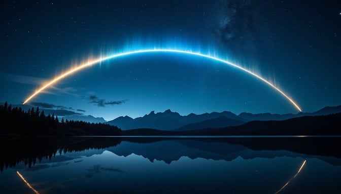 Celestial Arc Reflected
