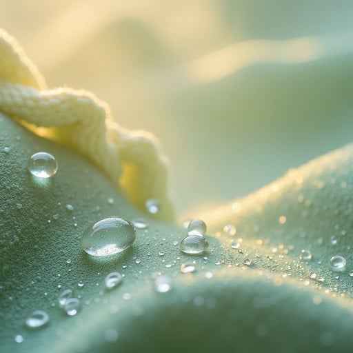 Dewdrops on Green