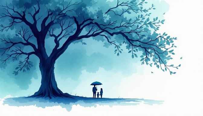 Sheltering Tree Silhouettes Sheltering Tree Silhouettes
