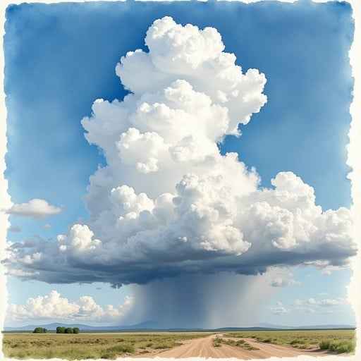 Majestic storm cloud