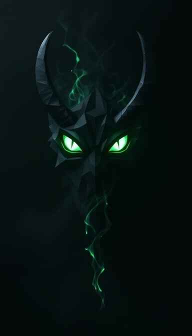Demonic Eyes Glow