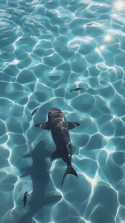 Shark in water Shark in water