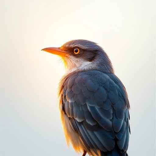 Backlit Bird Portrait