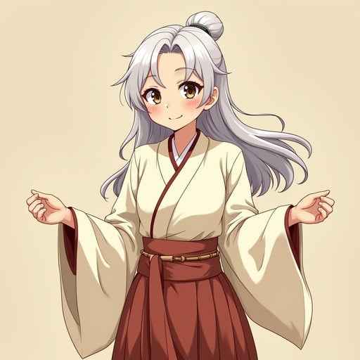 Traditional anime elegance Traditional anime elegance