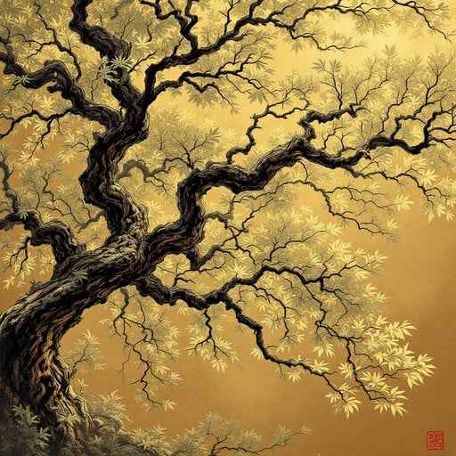 Golden Tree Branch