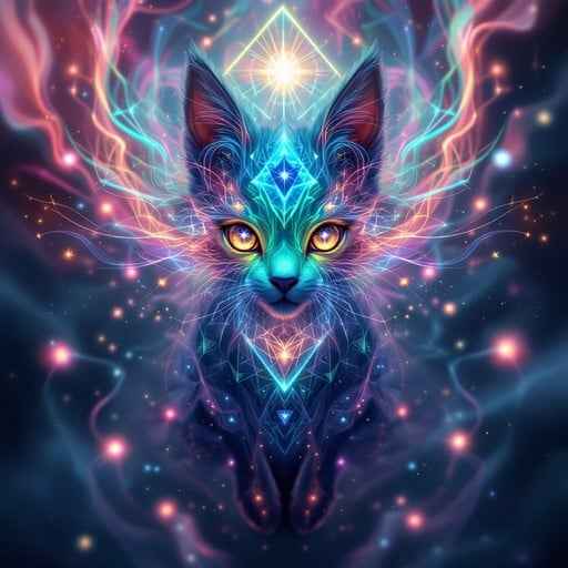Cosmic Crystal Cat Cosmic Crystal Cat