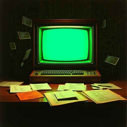 Retro Computer Glow