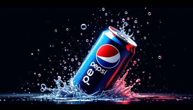 Refreshing Pepsi Splash