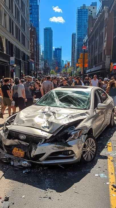 Car Collision Downtown