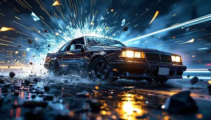 Midnight Crash Impact Midnight Crash Impact