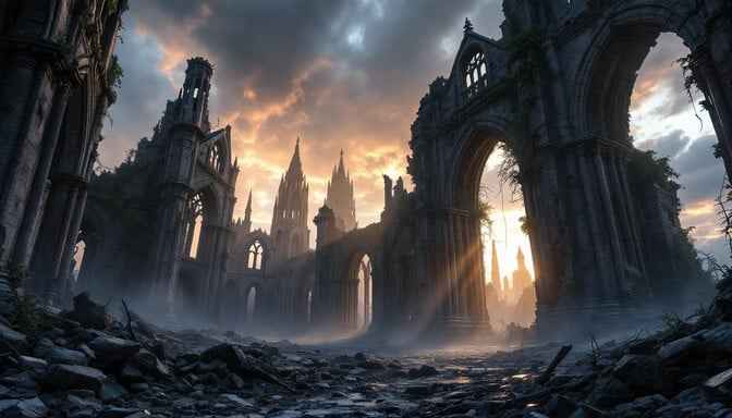 Cathedral In Ruins