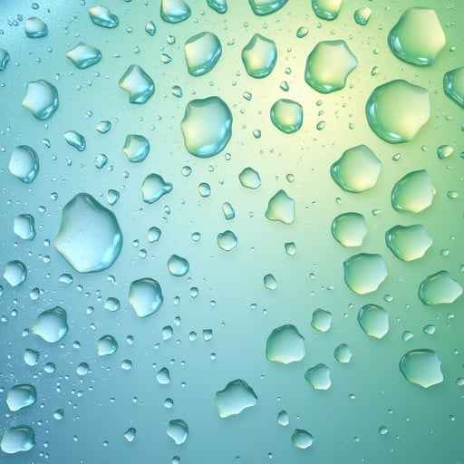 Crystalline Water Droplets