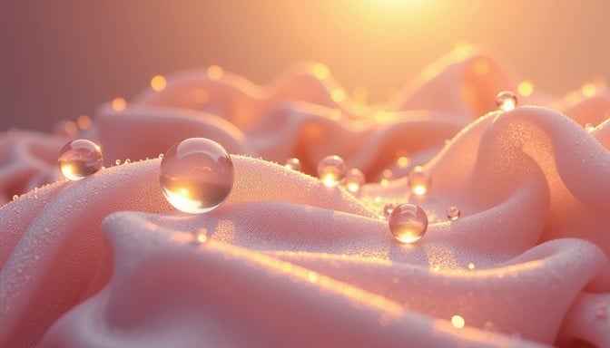 Dewdrops On Silk