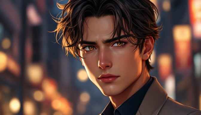 Dramatic Anime Portrait Dramatic Anime Portrait