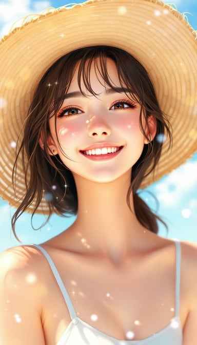 Summer Anime Smile