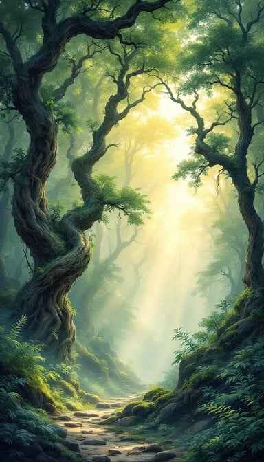 Mystical Forest Path
