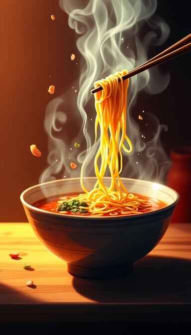 Steaming Ramen Symphony