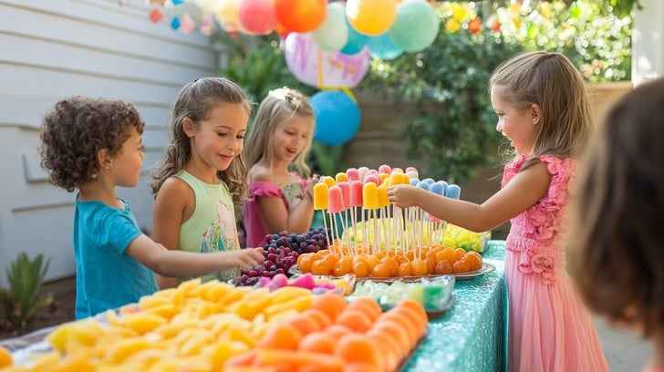 Children enjoying party