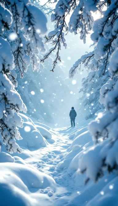 Winter's Silent Path Winter's Silent Path