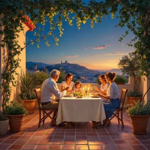 Mediterranean Sunset Dinner