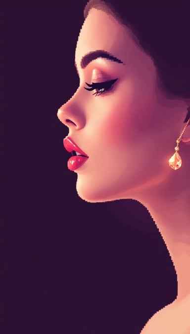 Elegant Profile Portrait Elegant Profile Portrait
