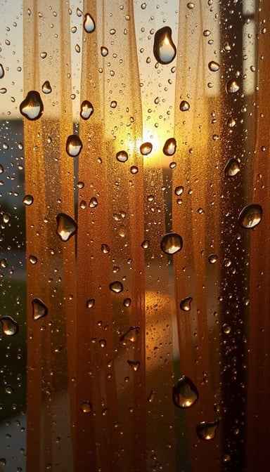 Golden raindrop prisms