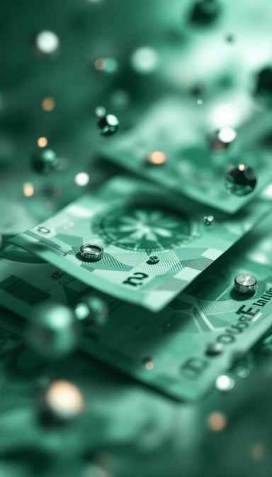 Droplets On Currency