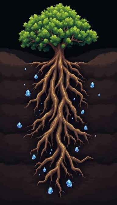 Roots Meet Crystals