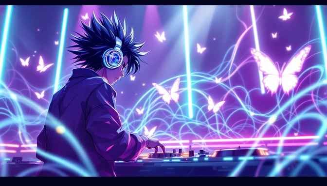 Neon DJ Magic