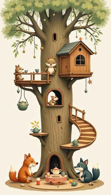 Enchanted Animal Treehouse