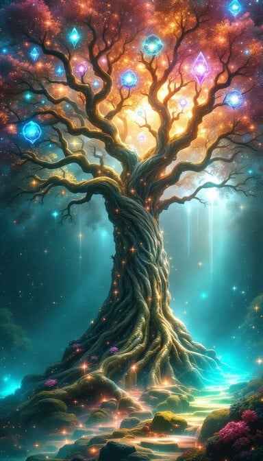 Cosmic Tree Glows