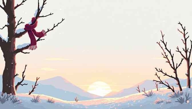 Winter's Gentle Dance