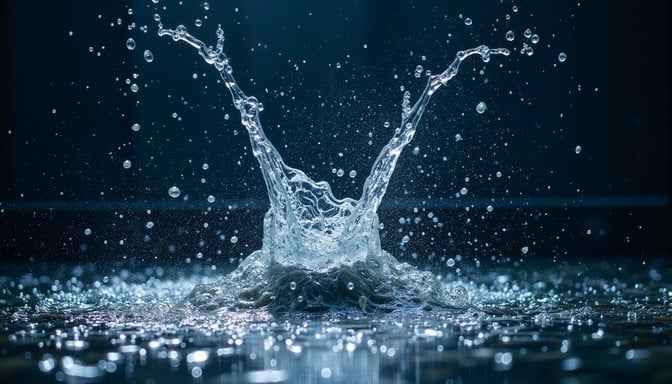 Dynamic water crown Dynamic water crown