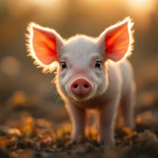 Curious Golden Piglet Curious Golden Piglet