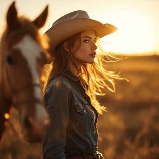 Prairie Sunset Rider