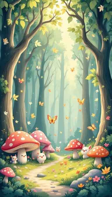 Magical Mushroom Forest Magical Mushroom Forest