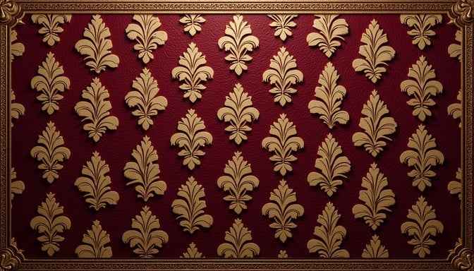 Gold Burgundy Elegance Gold Burgundy Elegance