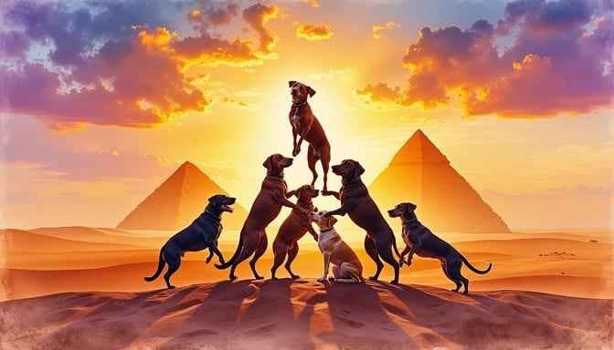 Pyramid of Paws Pyramid of Paws