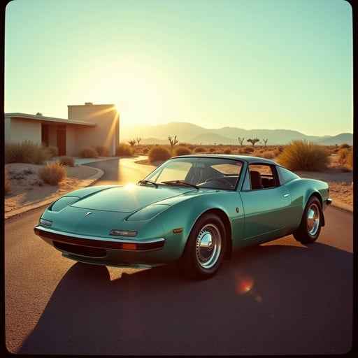 Teal Desert Roadster