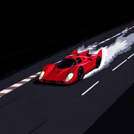 Midnight Racing Pixel Midnight Racing Pixel