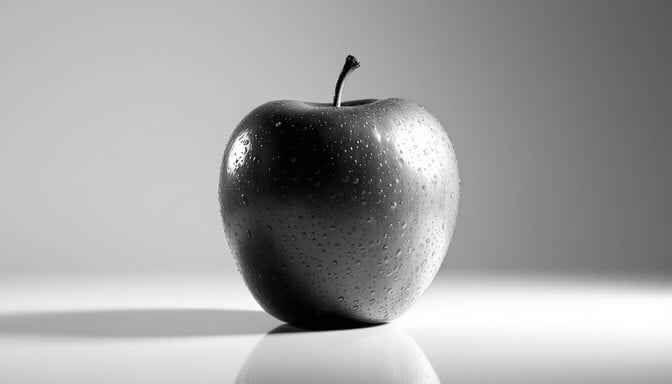 Monochrome Fruit Elegance Monochrome Fruit Elegance