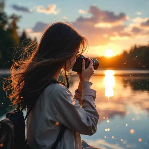 Sunset Lake Photography