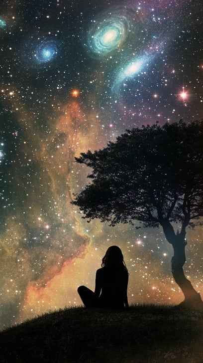 Stargazing Solitary Night