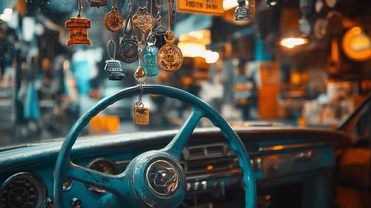 Vintage Car Interior