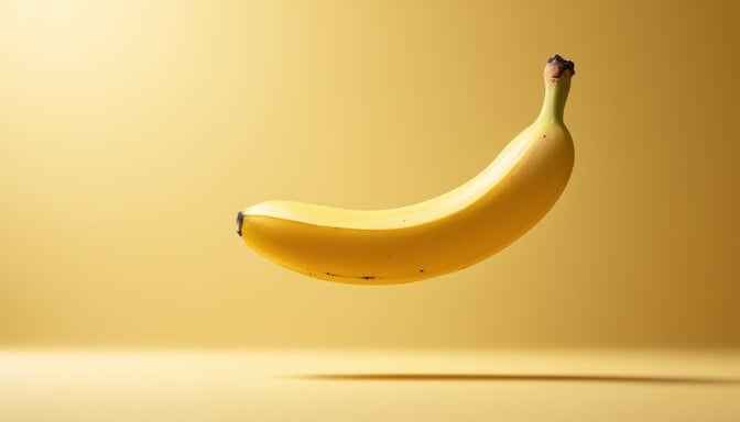 Floating Golden Banana Floating Golden Banana