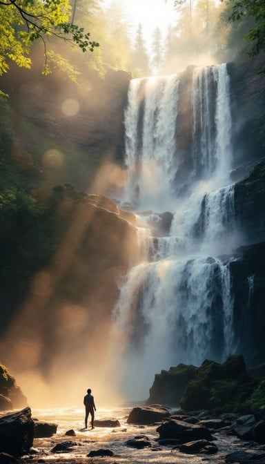 Majestic Waterfall Explorer
