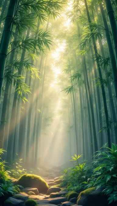 Mystical Bamboo Forest