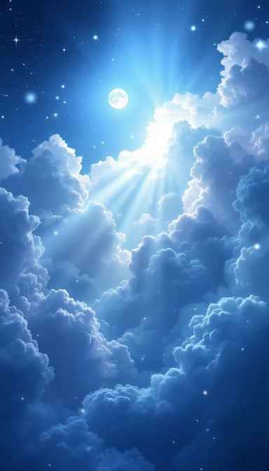 Moonlight Through Clouds Moonlight Through Clouds