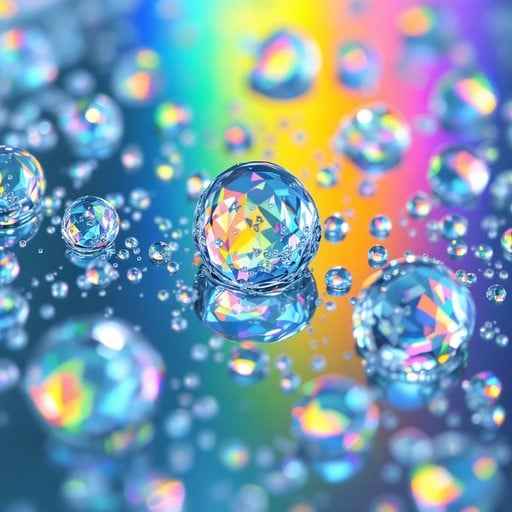 Rainbow Water Spheres Rainbow Water Spheres